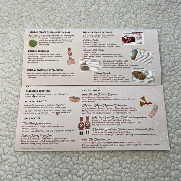 Mickey's Very Merry Christmas Party Toy Soldier Ornament and Map 2023 - Picture 5 of 8